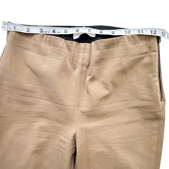 Everlane Tan/Brown bi-Stretch Cotton Pull On Pant Trouser - Size 2 - Picture 2 of 7